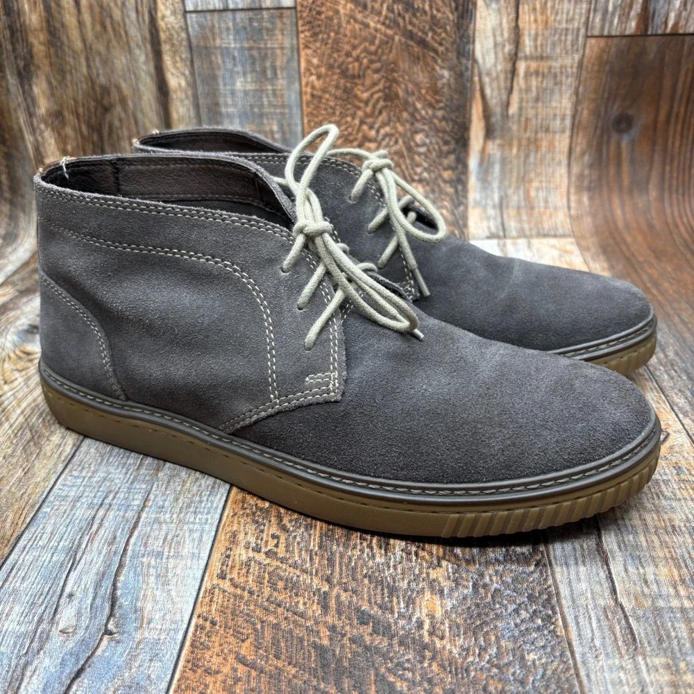 Johnston & Murphy Wallace Chukka Ankle Boots‎ Casual Lace Up Grey Mens 8.5